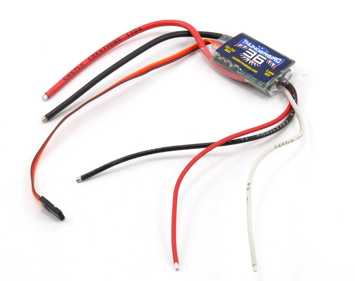 Castle Creations Thunderbird 36-Amp Brushless ESC 3 Castle Creations Thunderbird 36-Amp Brushless ESC