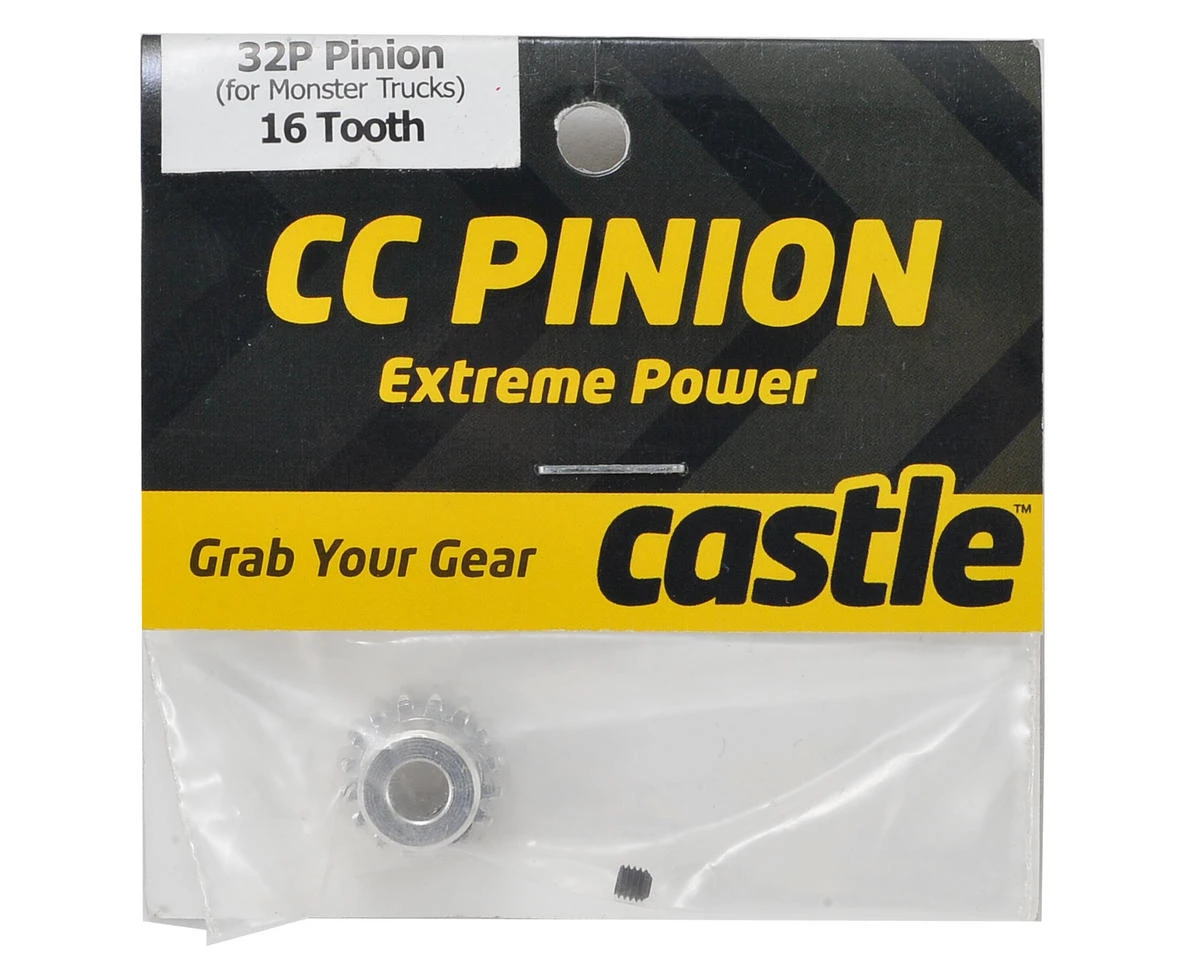 Castle Creations 32P Pinion Gear w/5mm Bore (16T) 4 Castle Creations 32P Pinion Gear w/5mm Bore (16T) - Image 2
