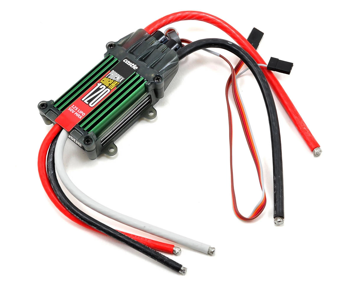 Castle Creations Phoenix Edge 120HV 50V 120-Amp ESC 3 Castle Creations Phoenix Edge 120HV 50V 120-Amp ESC