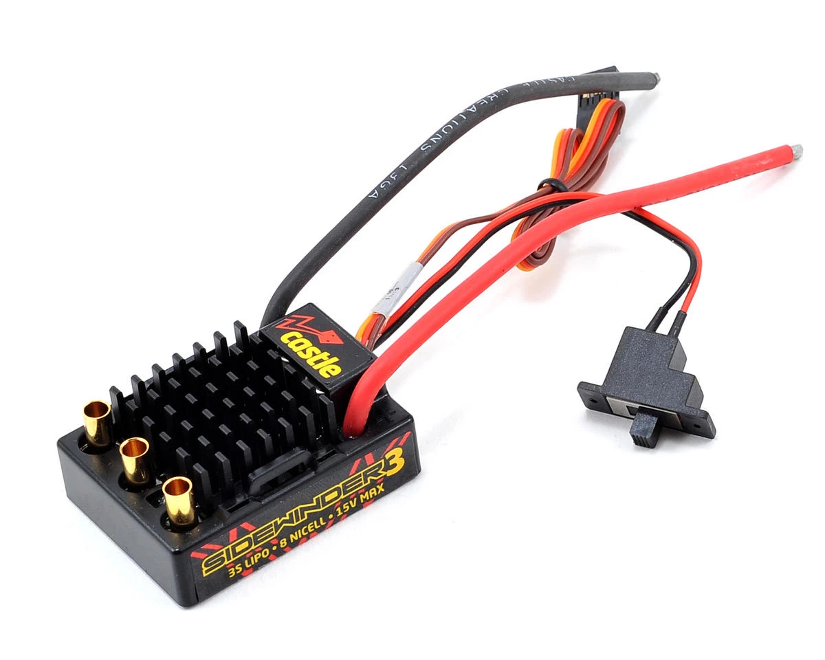 Castle Creations Sidewinder 3 Waterproof 1/10 Sport ESC 3 Castle Creations Sidewinder 3 Waterproof 1/10 Sport ESC