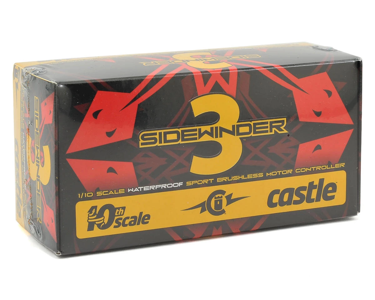 Castle Creations Sidewinder 3 Waterproof 1/10 Sport ESC 4 Castle Creations Sidewinder 3 Waterproof 1/10 Sport ESC - Image 2