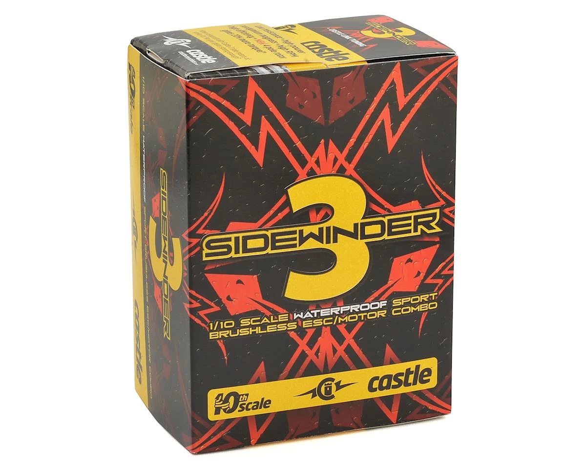 Castle Creations Sidewinder SV3 Waterproof 1/10 ESC/Motor Combo (6900kV) w/Sensored 1406 Motor 6 Castle Creations Sidewinder SV3 Waterproof 1/10 ESC/Motor Combo (6900kV) w/Sensored 1406 Motor - Image 4
