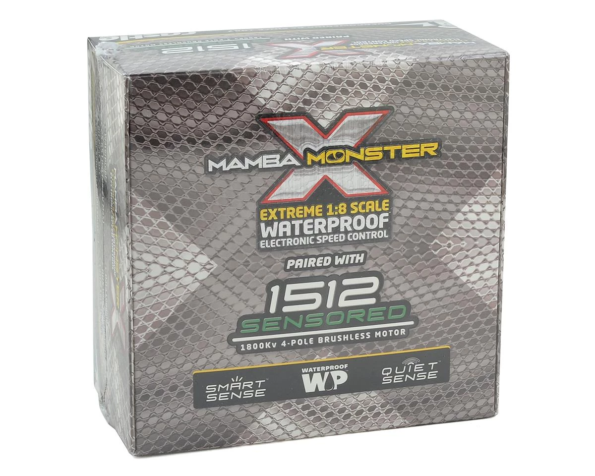 Castle Creations Monster X 1/8 Brushless ESC Combo w/1512 4-Pole Motor (1800Kv) 7 Castle Creations Monster X 1/8 Brushless ESC Combo w/1512 4-Pole Motor (1800Kv) - Image 5