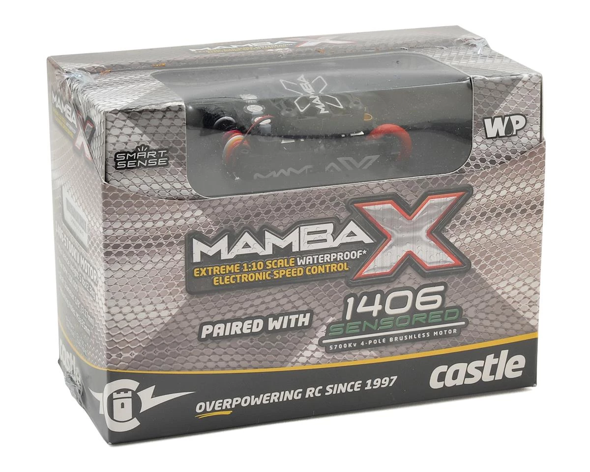 Castle Creations Mamba X 1/10 Brushless Combo w/1406 Sensored Motor (5700Kv) 6 Castle Creations Mamba X 1/10 Brushless Combo w/1406 Sensored Motor (5700Kv) - Image 4