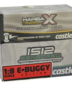 Castle Creations Mamba X Waterproof 1/8 Brushless Combo w/1512 Sensored Motor (1800kV) -Xtreme Racing shop cse010 0155 06 3