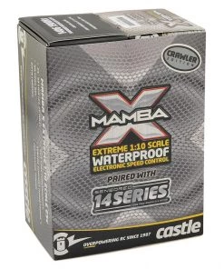 Castle Creations Mamba X Waterproof Sensored Brushless Combo w/2280kV Slate -Xtreme Racing shop cse010 0155 09 3