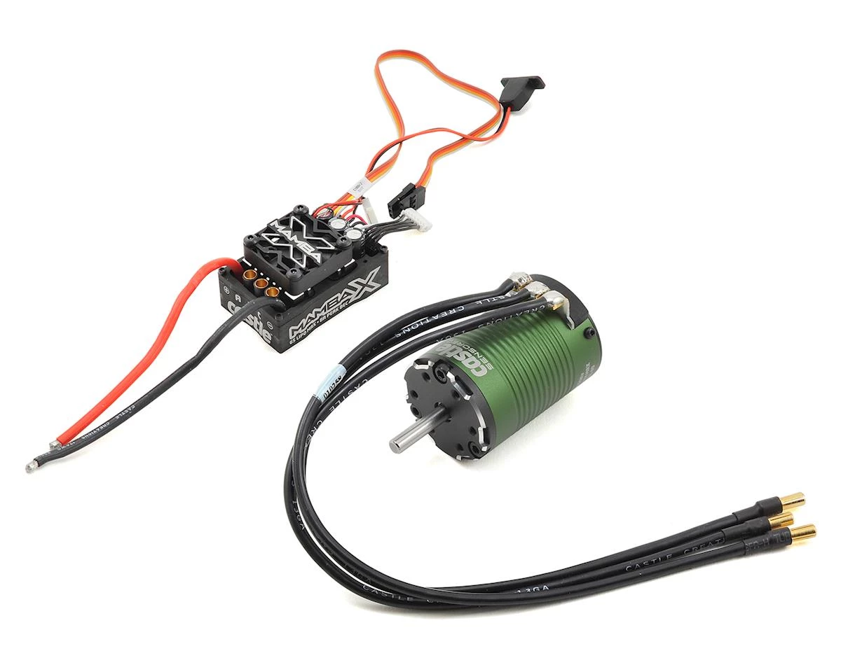 Castle Creations Mamba X SCT 1/10 Brushless Combo w/1410 Sensored Motor (5mm Shaft, 3800kV) 3 Castle Creations Mamba X SCT 1/10 Brushless Combo w/1410 Sensored Motor (5mm Shaft, 3800kV)