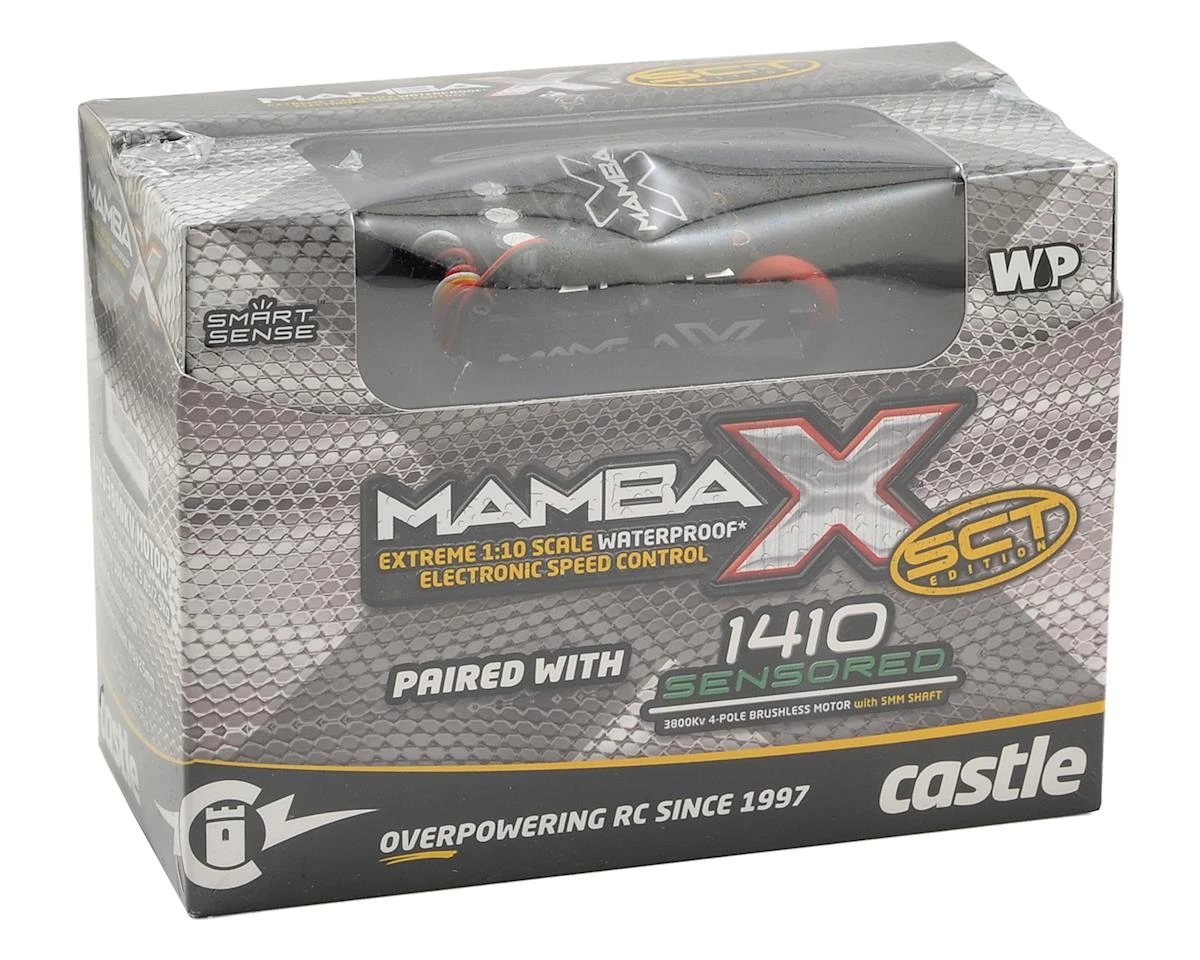 Castle Creations Mamba X SCT 1/10 Brushless Combo w/1410 Sensored Motor (5mm Shaft, 3800kV) 6 Castle Creations Mamba X SCT 1/10 Brushless Combo w/1410 Sensored Motor (5mm Shaft, 3800kV) - Image 4