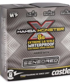 Castle Creations Mamba Monster X 8S 1/6 ESC/Motor Combo w/1717 Sensored Motor (1260kV) -Xtreme Racing shop cse010 0165 03 2