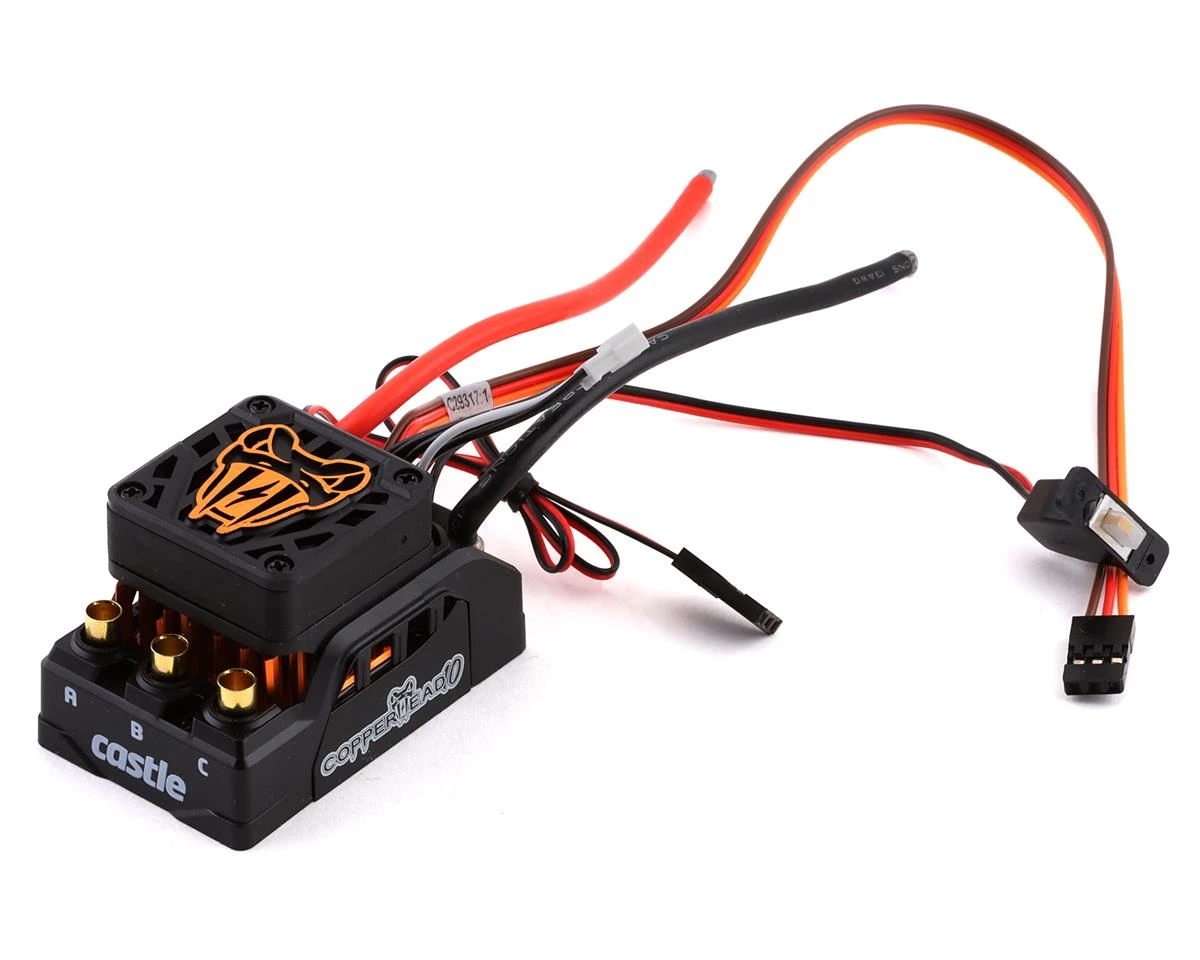 Castle Creations Copperhead 10 Waterproof 1/10 Scale Sensored Brushless ESC 3 Castle Creations Copperhead 10 Waterproof 1/10 Scale Sensored Brushless ESC