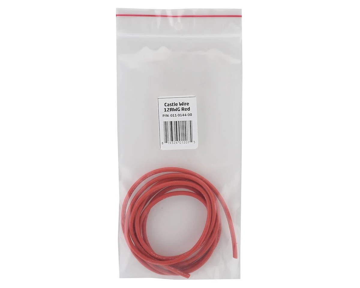 Castle Creations 12awg Wire (Red) (60") 3 Castle Creations 12awg Wire (Red) (60") - Image 2