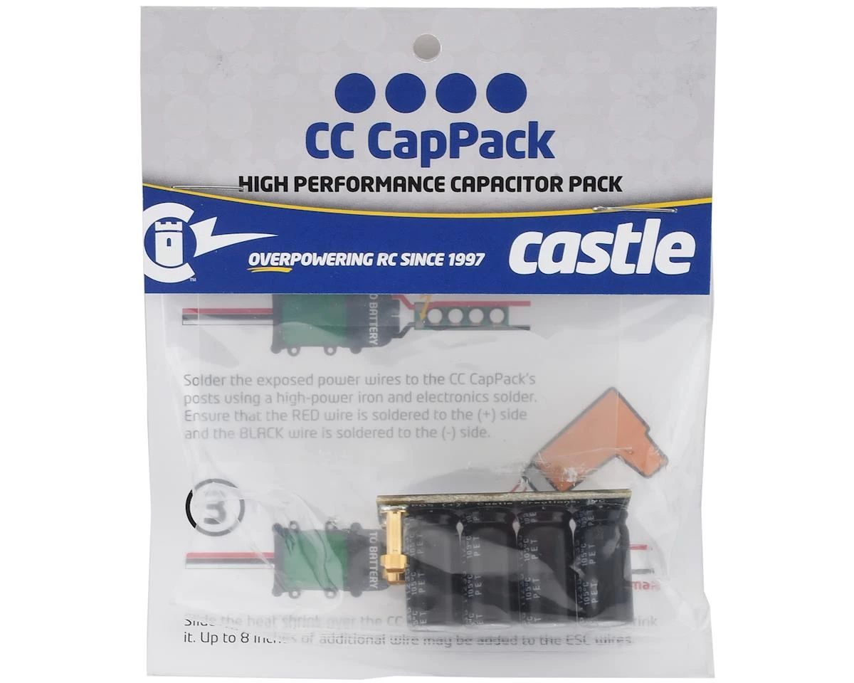 Castle Creations 8S CapPack 2240UF Capacitor Pack (35V) 4 Castle Creations 8S CapPack 2240UF Capacitor Pack (35V) - Image 2