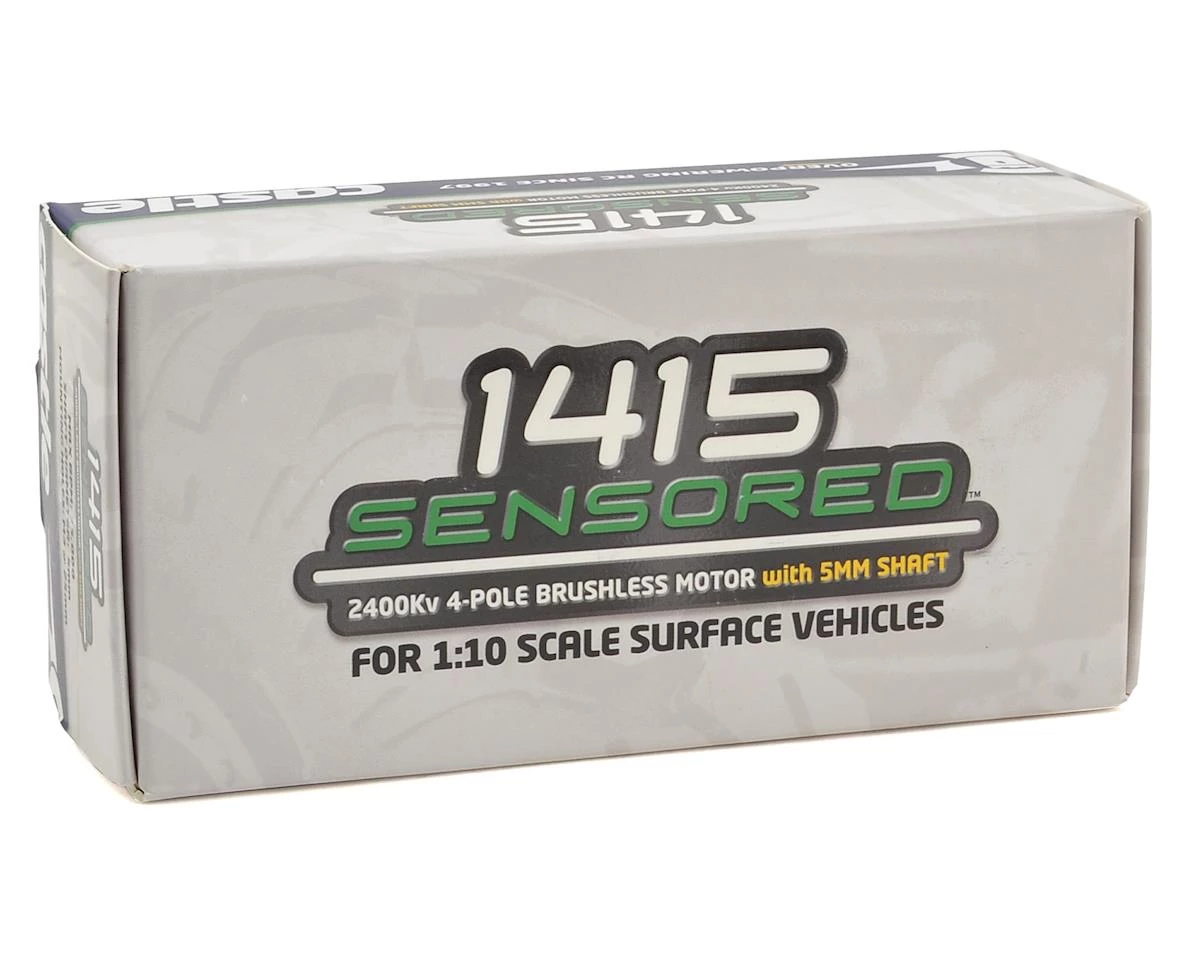 Castle Creations 1415 1Y 4-Pole Sensored Brushless Motor w/5mm Shaft (2400kV) 6 Castle Creations 1415 1Y 4-Pole Sensored Brushless Motor w/5mm Shaft (2400kV) - Image 4