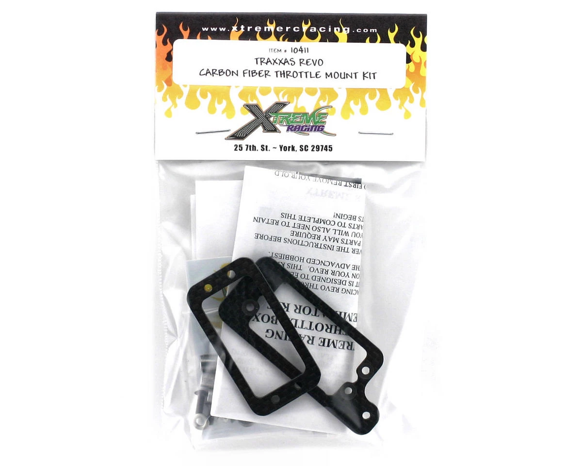 Xtreme Racing Traxxas Revo Carbon Fiber Throttle Mount Kit 4 Xtreme Racing Traxxas Revo Carbon Fiber Throttle Mount Kit - Image 2