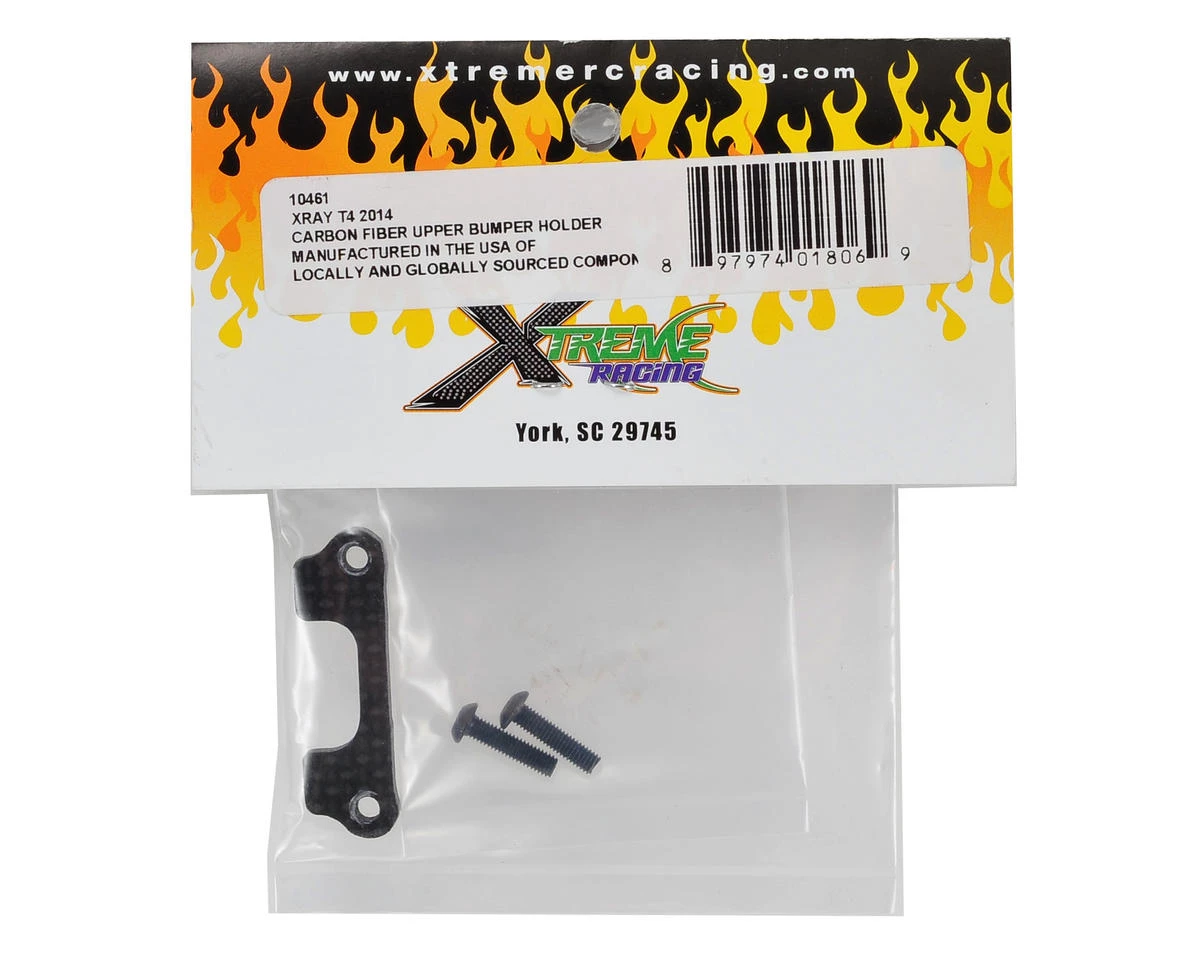 Xtreme Racing XRAY T4 Carbon Fiber Upper Bumper Holder 3 Xtreme Racing XRAY T4 Carbon Fiber Upper Bumper Holder - Image 2