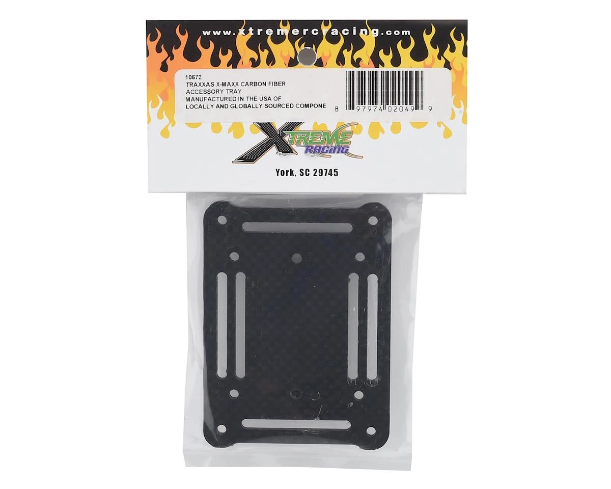 Xtreme Racing Traxxas X-Maxx Carbon Fiber Accessory Tray 4 Xtreme Racing Traxxas X-Maxx Carbon Fiber Accessory Tray - Image 2