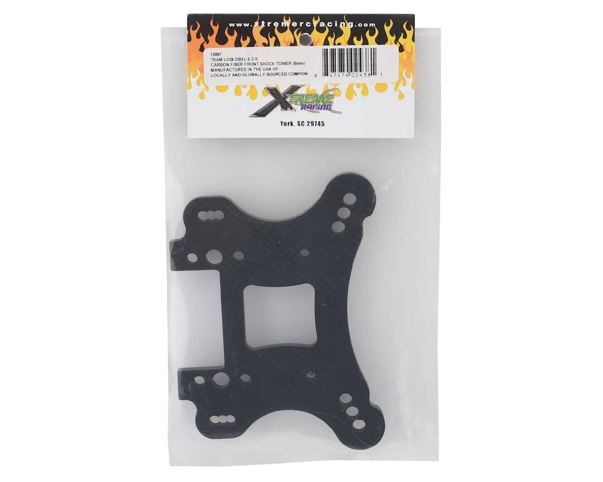 Xtreme Racing Losi DBXL-E 2.0 6mm Carbon Fiber Front Shock Tower 4 Xtreme Racing Losi DBXL-E 2.0 6mm Carbon Fiber Front Shock Tower - Image 2