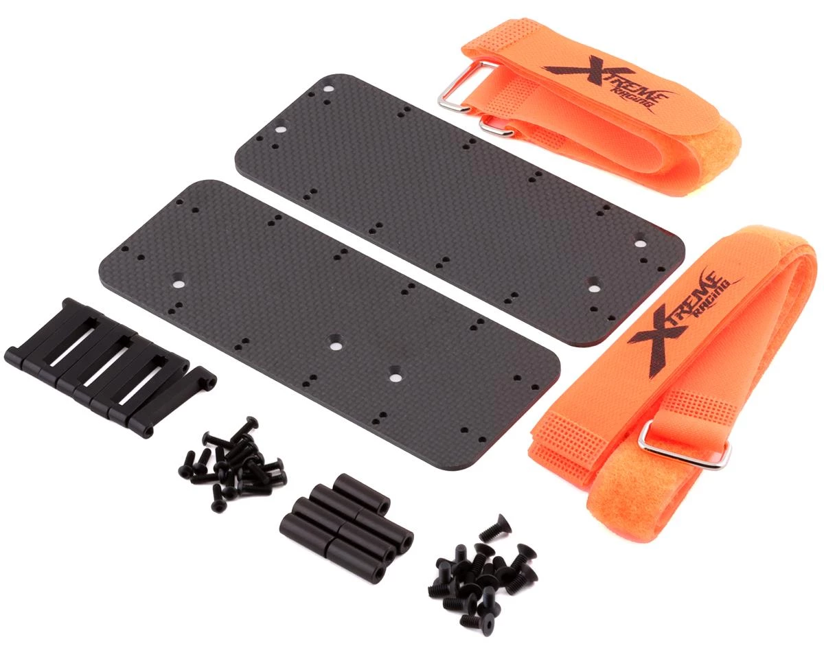 Xtreme Racing Team Losi 5IVE-T Carbon Fiber Battery Tray Kit 3 Xtreme Racing Team Losi 5IVE-T Carbon Fiber Battery Tray Kit