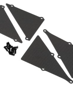 Xtreme Racing Losi 5IVE-T 2.0 Carbon Fiber Front & Rear Splash Panels (4)