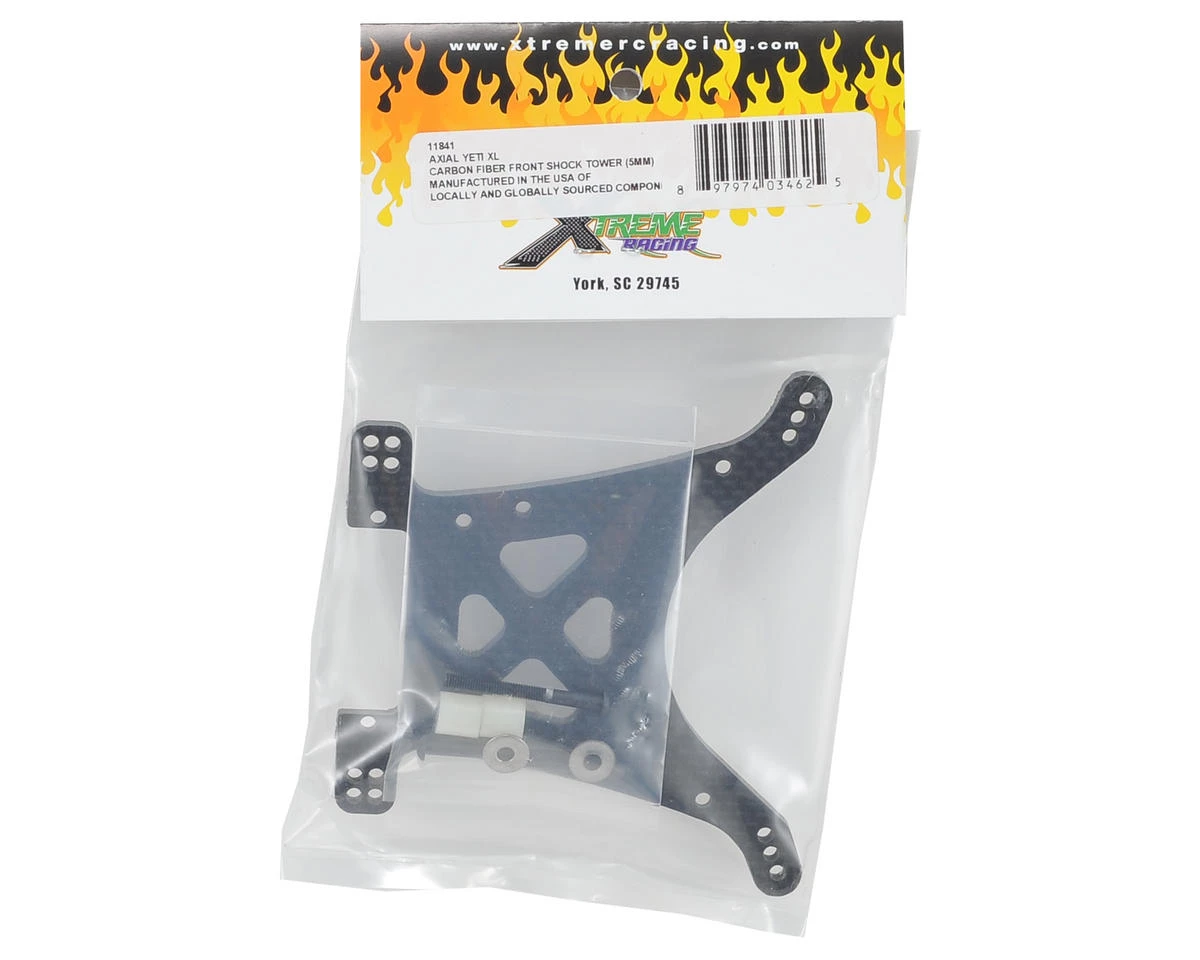 Xtreme Racing Yeti XL 5mm Carbon Fiber Front Shock Tower 4 Xtreme Racing Yeti XL 5mm Carbon Fiber Front Shock Tower - Image 2