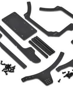 Xtreme Racing Axial RR10 Bomber 3mm G10 Frame Rail Kit (Black)