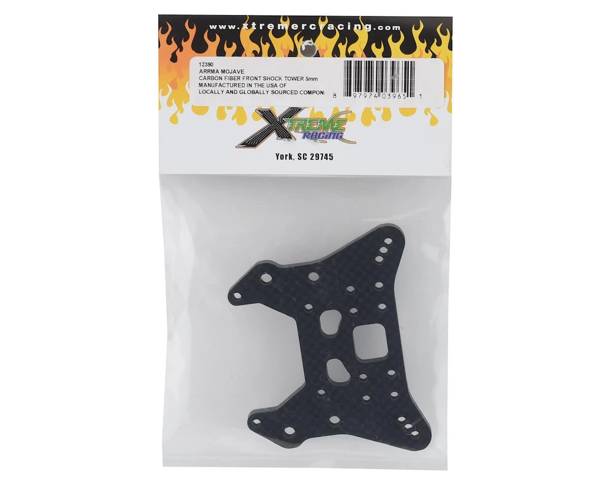 Xtreme Racing Arrma Mojave 5mm Carbon Fiber Front Shock Tower 4 Xtreme Racing Arrma Mojave 5mm Carbon Fiber Front Shock Tower - Image 2